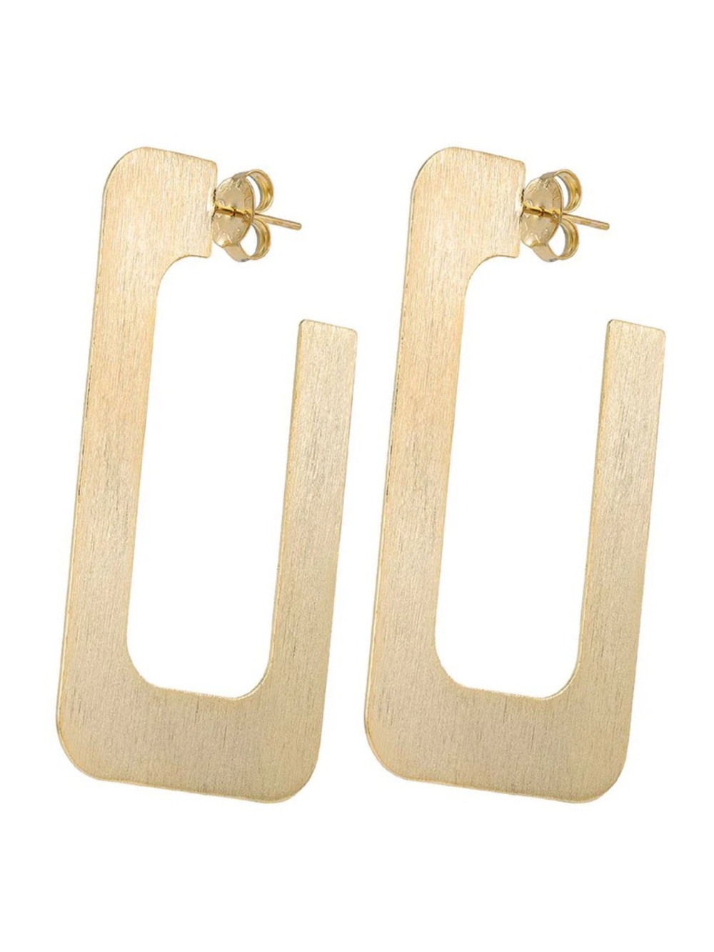 Sheila Fajl Vada Hoops in Champagne Gold